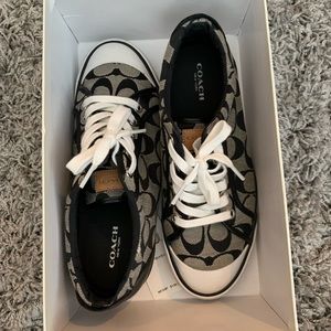 Black And White Coach sneakers